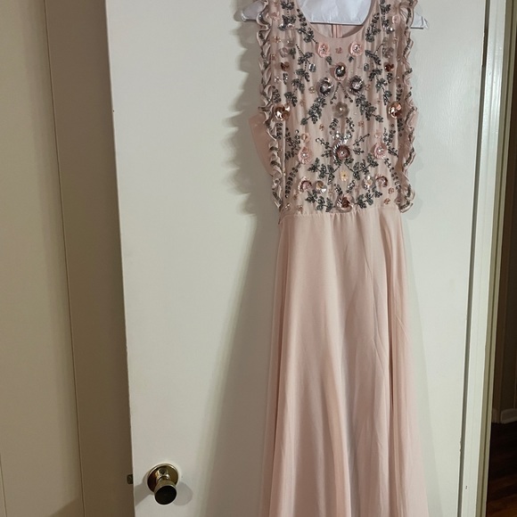 ASOS Brand New Tags On Light Pink Cut Put Dress - Picture 3 of 4